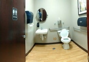 handicapped restroom