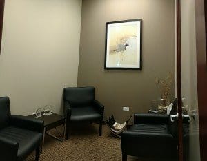 Small waiting room