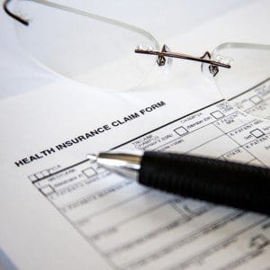 Insurance benefits claim form