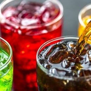 picture of sugary drinks that can damage your teeth