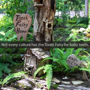 a picture of a tooth fairy village